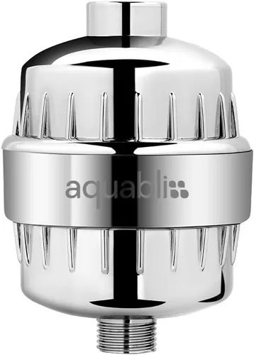 AquaBliss - Cromo (SF100)- Filtro revitalizador de alto rendimiento para la ducha - Reduce la piel seca con picazón, la caspa, el eccema y mejora