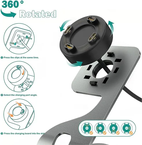 Miniatura 5 de Soporte Cargador TUSITA Compatible con Reloj Garmin