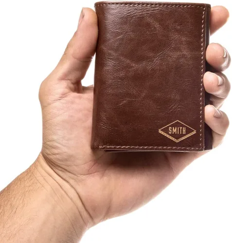Miniatura 3 de Nueva cartera personalizada Swanky Badger Cartera triple ranuras para tarjetas y tarjetas