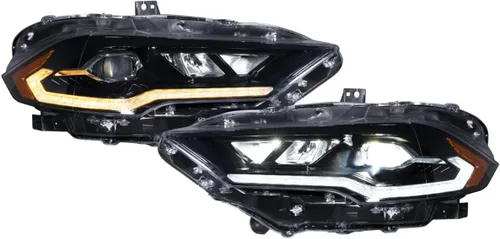 Form Lighting – Faros delanteros secuenciales LED compatibles con Ford Mustang 2018-2023 (par)