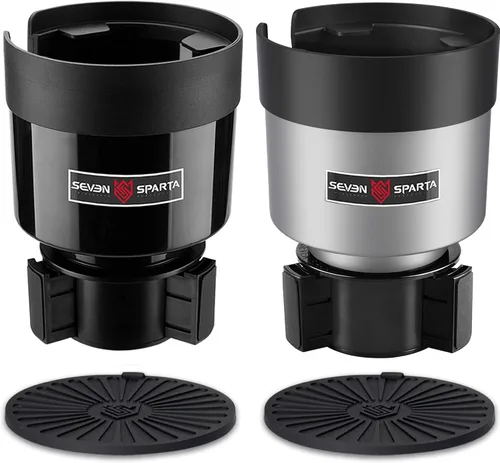 SEVEN SPARTA Paquete de 2 soportes expansores de portavasos para automóvil, base ajustable, compatible con Yeti de 20/26/30 onzas, Hydro Flasks de