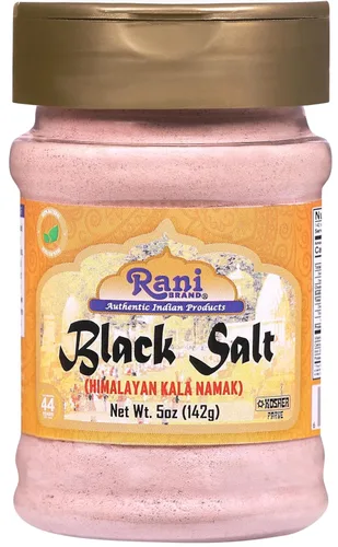 Miniatura 10 de Rani - Sal negra en polvo (Kala Namak) mineral 11.36kg (400oz / 25lbs) Caja a granel ~ Sin refinar, pura y natural Vegano Apto para gluten Sin