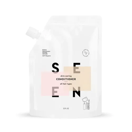 SEEN Acondicionador Eco-Recarga - Acondicionador aromático y no comedogénico y para el cabello, desarrollado por dermatólogos, seguro para pieles