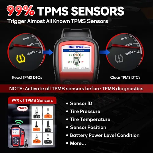 Miniatura 4 de Autel MaxiTPMS TS508WF Kit, herramienta de programación TPMS, actualización de Autel TS508/TS501/TS408, activar/volver a aprender todos