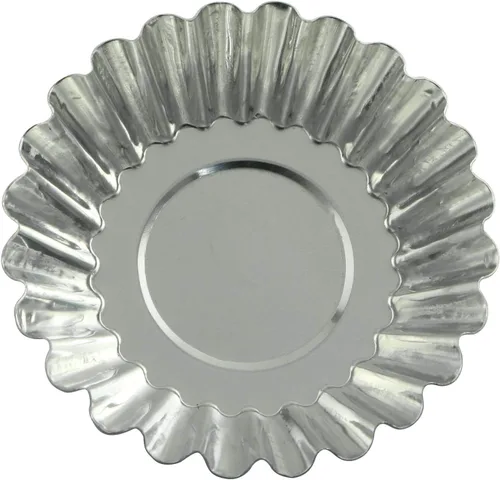 Miniatura 4 de Tegg Molde para tarta de huevo, 20 unidades, aluminio para tartas de huevos, cupcakes, galletas, forradas, herramientas para hornear