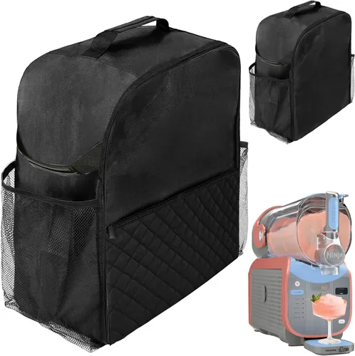 Miniatura 7 de Bolsa organizadora para Ninja SLUSHi Slushie Machine FS301 y FS299, para Ninja Slushie cubierta de polvo Accesorios Patrón de diamante Frozen Drink