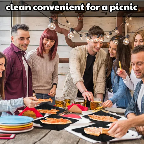 Miniatura 6 de Estune 240 hojas de papel para delicatessen de 12 x 12 pulgadas, hojas de papel sándwich de cera seca, a prueba de aceite, para cestas de alimentos