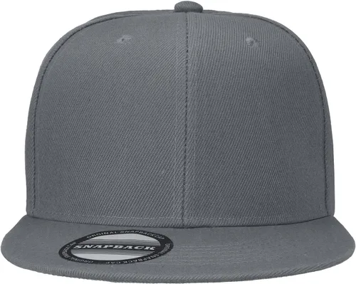 Miniatura 5 de Gorra clásica Snapback estilo Hip Hop plana en blanco, color sólido, tamaño ajustable