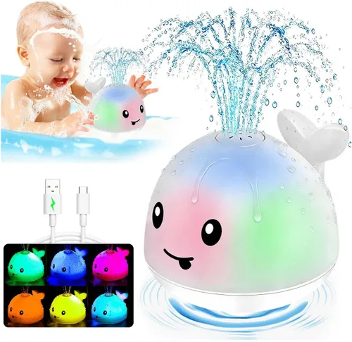 Miniatura 8 de Juguetes de baño para bebés de 6-12-18 meses - Rellenos de calcetín navideño para niños de 1-3 años, regalos para niños y niñas de 1 2 3 años, Azul