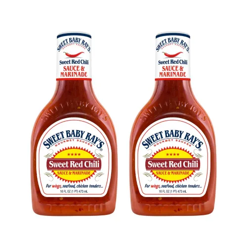 Miniatura 8 de Sweet Baby Ray's Salsa de ala de chile rojo dulce 64 onzas (paquete de 2)