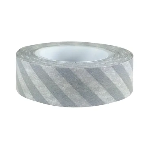 Miniatura 31 de Wrapables Cinta adhesiva japonesa a rayas Washi - Rayas de bloque verde diagonal Rayas diagonales de bloque verde