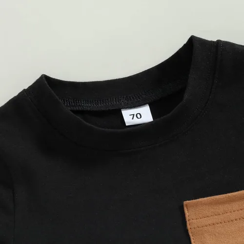 Miniatura 46 de Conjunto de camiseta de manga corta para bebé niño y niña, camiseta de manga corta, pantalones cortos casuales, ropa para recién nacidos, 6, 12, 18