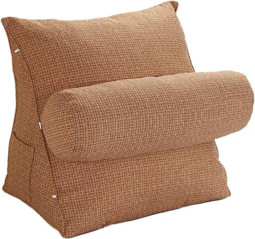 Miniatura 7 de Cojín triangular de cuña para cama, almohada de cuña para dormir, reflujo ácido, embarazo, respaldo ajustable para cama, almohadas de lectura