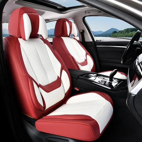 Miniatura 89 de Coverado Juego completo de fundas de asiento de automóvil, fundas de asiento para automóviles, fundas de asiento de coche beige para asientos