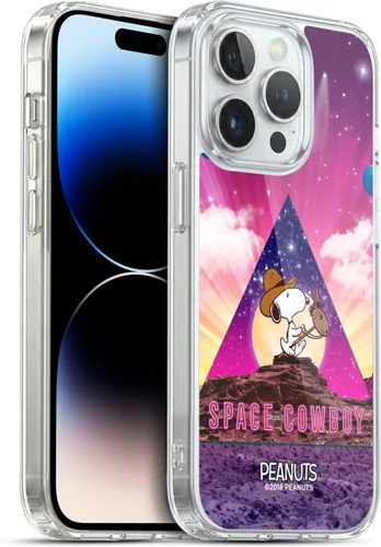 Miniatura 38 de Head Case Designs Funda de gel con licencia oficial de Peanuts Nebula Cactus Needles Snoopy Space Cowboy [protección de grado militar] compatible