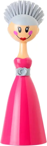 Miniatura 8 de Vigar Dolls Arandelle - Cepillo para platos con vestido estampado, 9-3/5 pulgadas