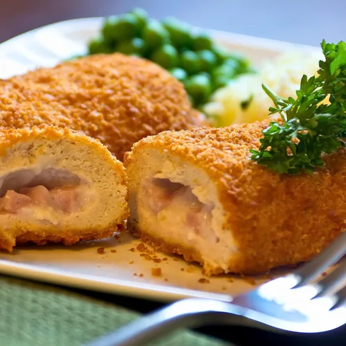Miniatura 6 de Today Gourmet Foods of NC -Pechugas de pollo deshuesadas sin hueso Cordon Bleu de estilo casero sin cocer 12-7oz Porciones
