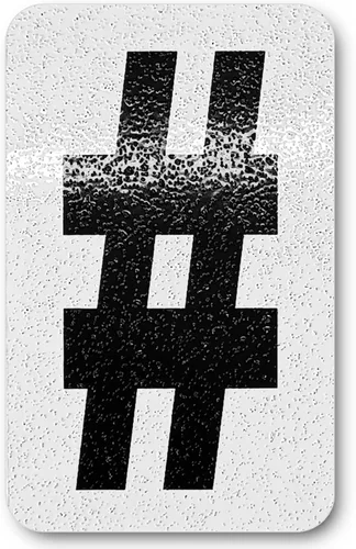 Miniatura 37 de Despegar y pegar individuales, números y letras de aluminio reflectantes, se adhiere al hormigón, madera, metal, azulejos, ladrillo, vidrio