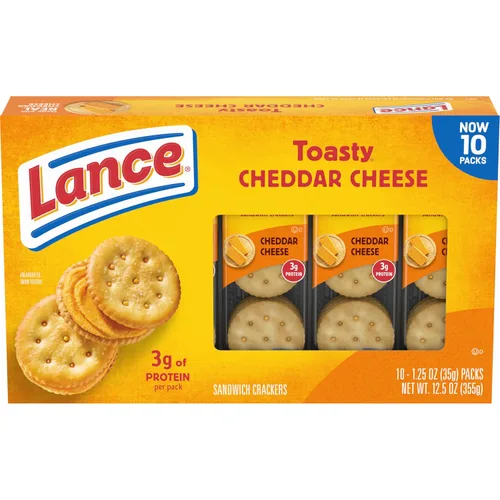 Miniatura 7 de Lance Galletas tipo sándwich, hechas con galletas integrales, mantequilla de maní, 10 paquetes individuales