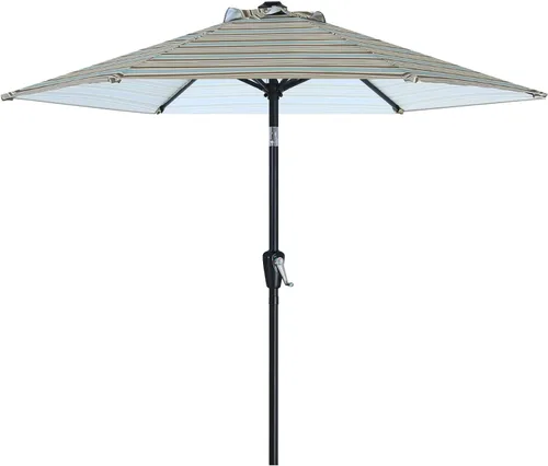 Miniatura 25 de ABCCANOPY Sombrilla de patio al aire libre de 7.5 pies, sombrilla de mesa con protección UV con manivela para una fácil instalación, adecuada