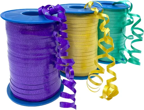Miniatura 13 de Morex Ribbon 253/3PK-914 - Cinta rizadora de 3/16 pulgadas x 1500 yardas (paquete de 3) cinta patriótica para envolver regalos, decoraciones