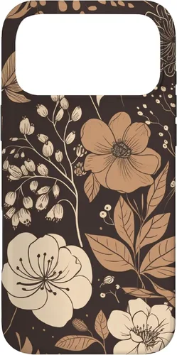 Miniatura 22 de Hazelnut Brown Wildflower Floral Flower Design Case for iPhone 17