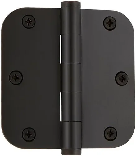 Miniatura 65 de Grandeur Hardware 824304 Bisagra residencial con punta de bellota de 3.5 pulgadas con esquinas de radio de 5/8 pulgadas en peltre antiguo