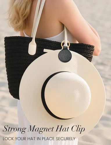 Miniatura 44 de Niveaya Clip magnético para sombrero para viajar en la bolsa, gancho de almacenamiento magnético, accesorio esencial de viaje de vacaciones