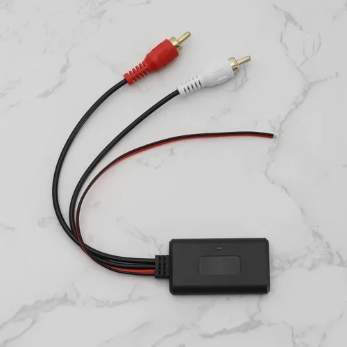 Miniatura 7 de Adaptador de audio Bluetooth 5.0 para coche, 2 entrada RCA, inalámbrico, Bluetooth, módulo, AUX, cable adaptador para radio de coche, altavoz