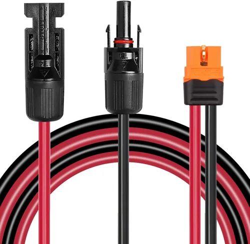 Miniatura 18 de MOOKEERF Cable solar a XT60i – 2 piezas de panel solar de 2 pies a XT60i adaptador adaptador cable de extensión para estación de energía portátil