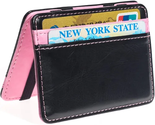 Miniatura 2 de CKLT Men's Fashion Magic Money Clip Leather Minimalistic Slim Wallet