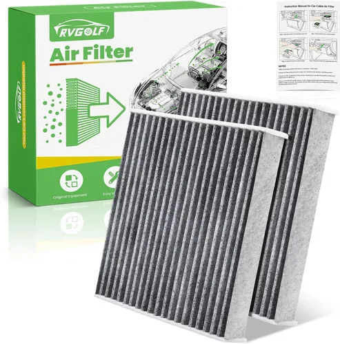 Miniatura 10 de 2 piezas filtro de aire de cabina para Mazda CX-90 2024 2025 2026, CX-70 2025 2026 reemplazo para automóvil para filtro de cabina KR9P-61-J6X filtro