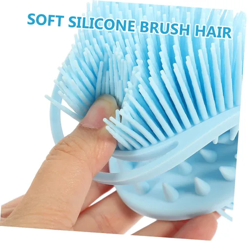Miniatura 9 de Shower Brush with Soft Silicone Bristles for Deep Cleansing and Sensory Training Dual Sided Body Scrubber for Gentle Exfoliation and Massage
