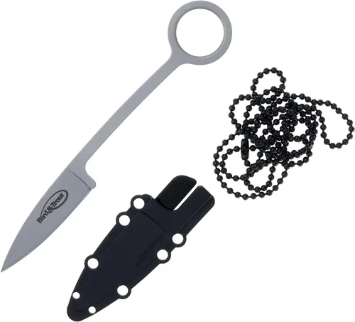 Miniatura 6 de Cold Steel Cuchillo de caza ligero de hoja fija con vaina, pájaro y trucha, longitud total: 6 5/16