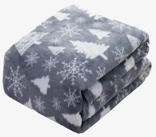 Miniatura 2 de Valerian - Manta de terciopelo de lujo súper suave y ligera con estampados de felpa - Decoración del hogar para todo el año, manta cálida
