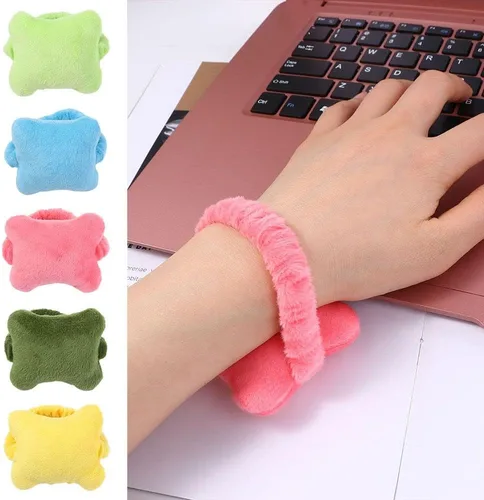 Miniatura 7 de Almohada de muñeca Mini Protector de muñeca Accesorios para computadora portátil Alfombrilla especial para mouse Juego de muñequeras (verde militar)