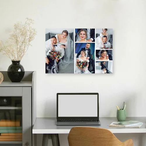 Miniatura 2 de CXHOSTENT Impresiones en lienzo personalizadas con tus fotos, imágenes de lienzo personalizadas, lienzo personalizado, arte de pared, marco
