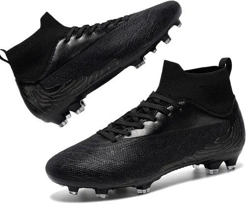Botas de fútbol para hombre, botas de fútbol para niños, transpirables, absorben los golpes, multiterreno, competición, entrenamiento, fútbol sala