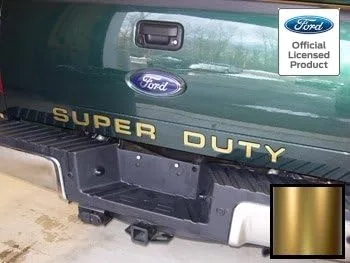 Miniatura 22 de 2008-2016 Insertos de letras para portón trasero (calcomanías delgadas) de reemplazo para Ford F250 F350 F450 Super Duty (2008-2016) Bandera