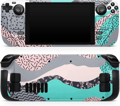 Miniatura 20 de Design Skinz - Compatible con Steam Deck - Calcomanía protectora de vinilo extraíble resistente a los arañazos - Patrón de piel de serpiente roja V3