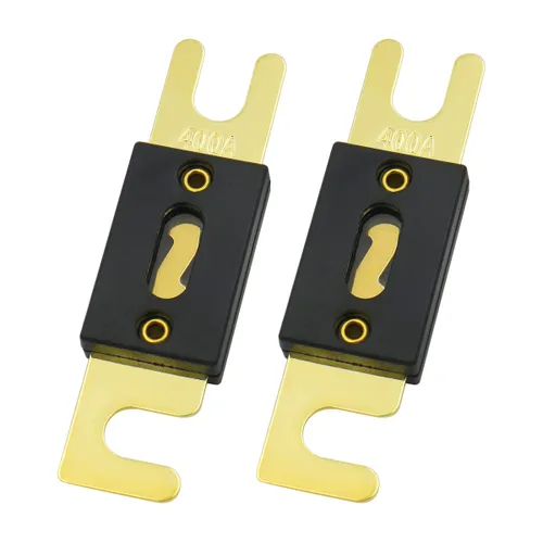 Miniatura 32 de Baomain Paquete de 2 fusibles ANL de 300 A a granel con terminales chapados en oro para audio de automóvil, amplificador, camión, barco, RV