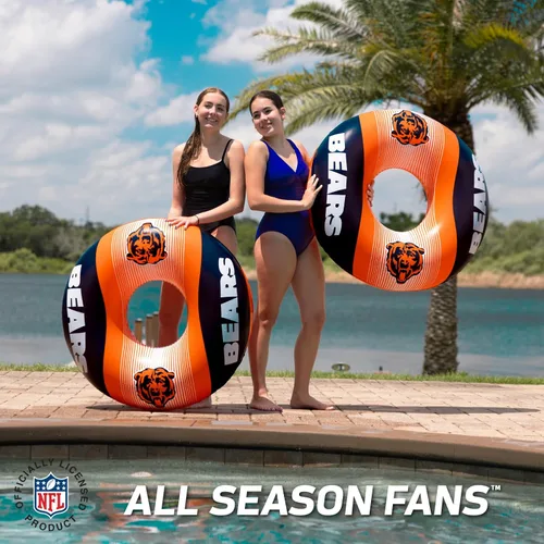 Miniatura 4 de BigMouth - Flotadores inflables para piscina de 36 pulgadas, con licencia oficial de la NFL, tubo interior para adultos y adolescentes