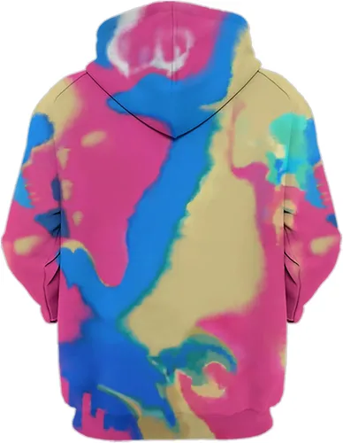 Miniatura 3 de DABAUR I am Kenough - Sudadera con capucha unisex con texto en inglés "I am Kenough Tie Dye