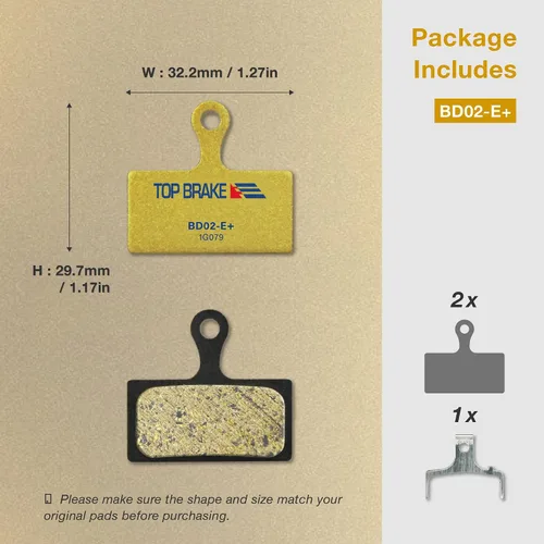 Miniatura 5 de TOP BRAKE Disc Bike Brake Pads Compatible with Shimano XTR M9000/9020 Deore XT M785/ M8000 MTB/eMTB/Gravel/Cross Country(XC)/Trail/All