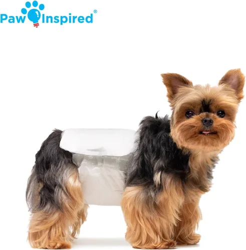 Miniatura 3 de Paw Inspired Envolturas para perros machos, pañales desechables para perros Bandas para el vientre para perros pequeños, medianos y grandes