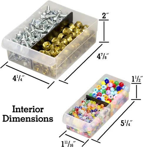 Miniatura 3 de 24 piezas de plástico para almacenamiento de herramientas y gabinete con cajones para manualidades de Akro-Mils 10124, medidas: 20 pulgadas x 16