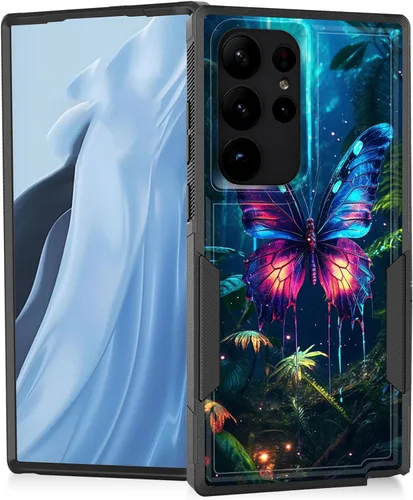 Miniatura 159 de Funda para Galaxy A14 5G, resistente de doble capa híbrida de policarbonato duro, goma suave, a prueba de golpes, funda protectora resistente