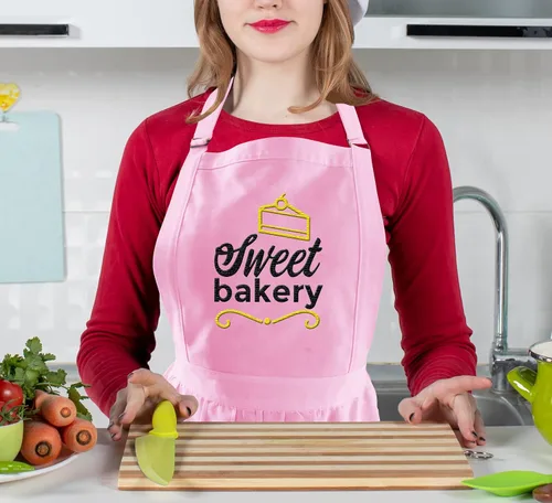 Miniatura 4 de TEEAMORE Delantal bordado personalizado de la colmena de cocina cocina hornear parrilla limpieza traje delantal de las mujeres