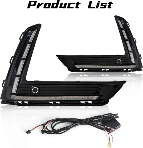 Miniatura 2 de Luces de circulación diurna para Honda CRV 2023-2025 lámpara antiniebla LED de tres colores con luz de señal de giro secuencial para luz antiniebla