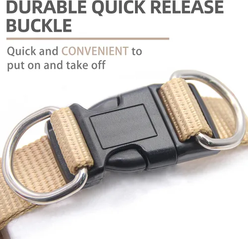 Miniatura 4 de PUPTECK Juego de Arnés y Correa para Perro de Malla Suave Step-in a Cuadros para Cachorro Acolchado Sin Tirones Chaleco Arnés para Perros XS Beige